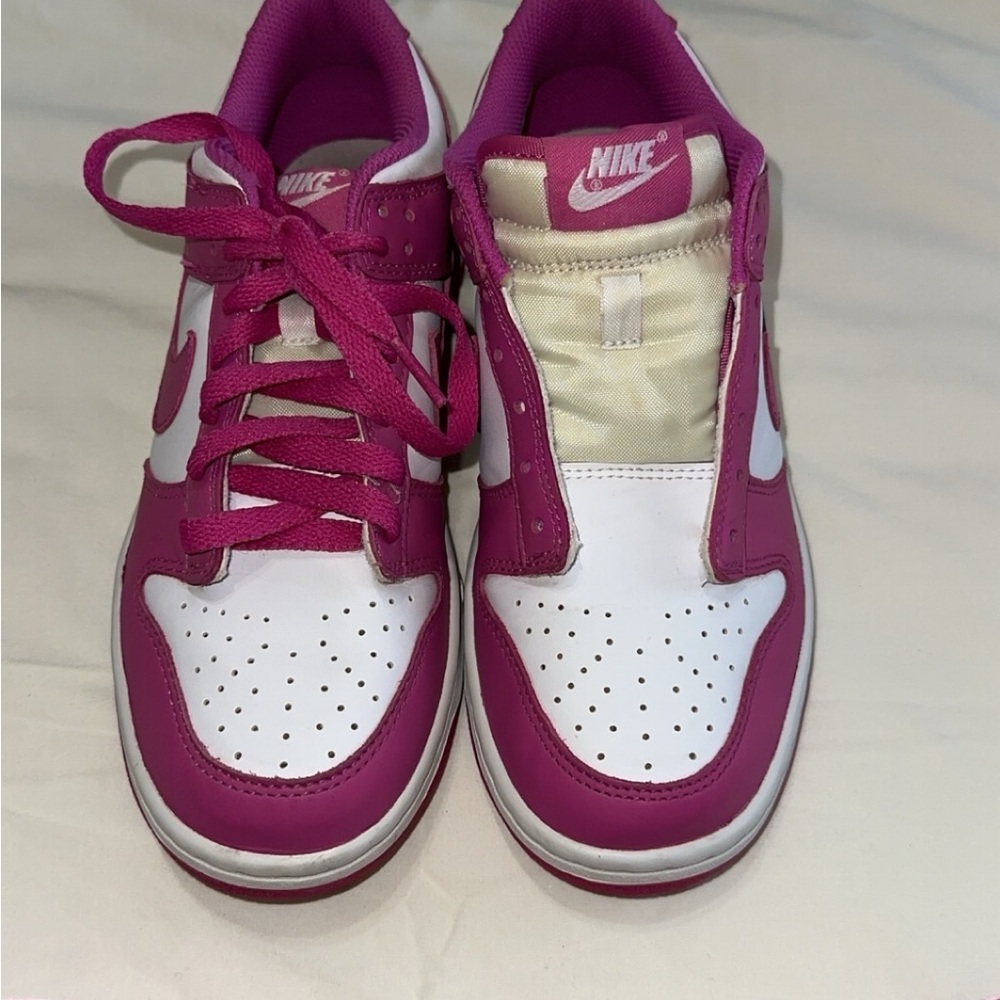 Nike Dunk Low Active Fuchsia Pink White Shoes